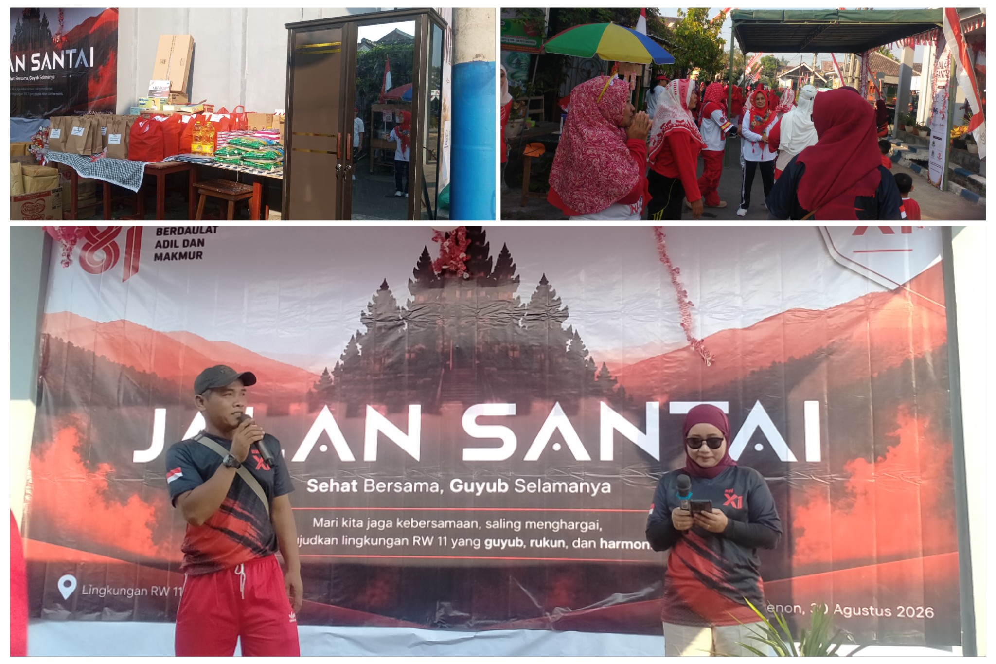 Menarik, Hadiah Jalan Santai Perum Biting Indah Kutorenon 1 Dam Truk Pasir